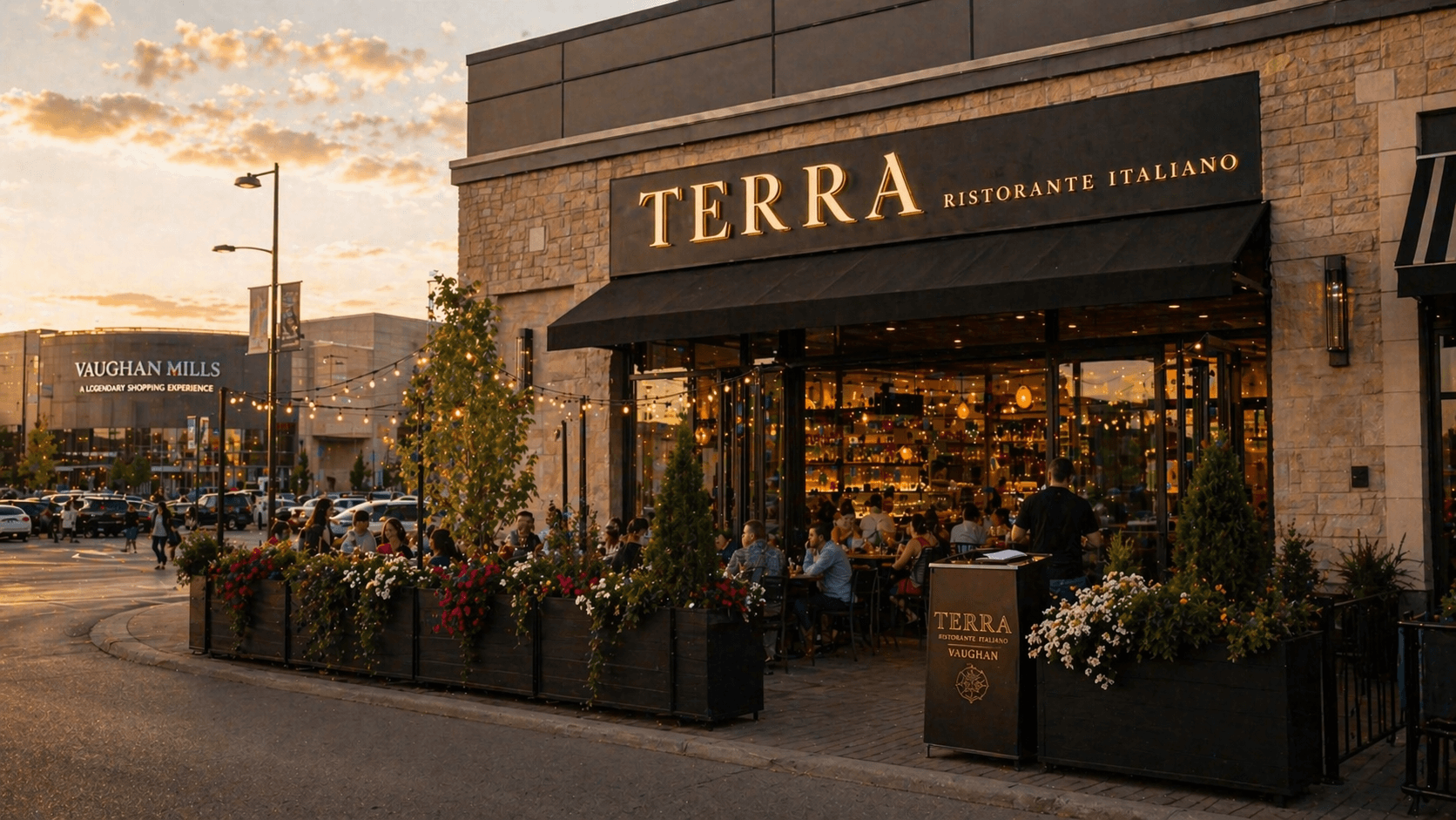 A Vaughan restaurant scene illustrating the local landscape